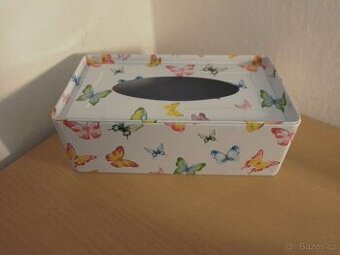 Krabička na kapesníky - Motýli