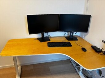 Rohový stůl Ikea Bekant 160x110 cm