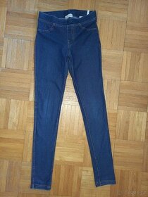 Džínové legíny/džegíny H&M vel. 146/152