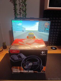Logitech volant PC(doprava zdarma📦🚗)– kompletní set