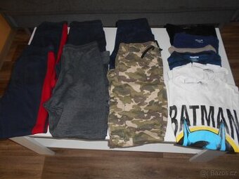 mix oblečení kratasy,tepláky,trika,kalhoty vel.164/170 600