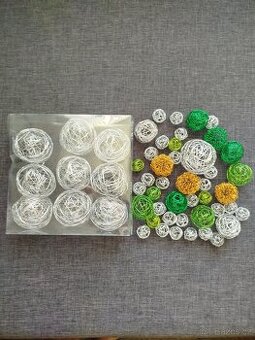 Drátěné dekorační koule