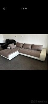 Rozkládací gauč s úložným prostorem