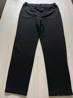 Nové Černé kalhoty 7/8 vel M na gumu