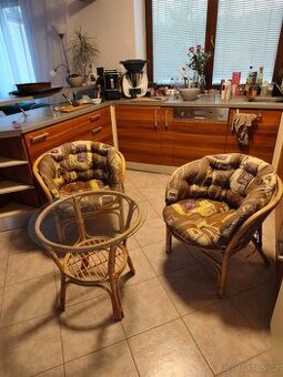 Ratanová sedací souprava