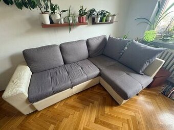 Rozkládací gauč s úložným prostorem