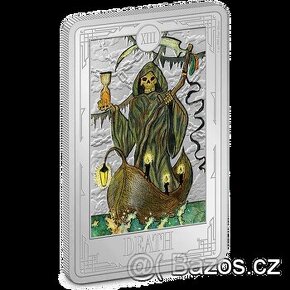 Stříbrná mince Death (Smrt) 1 Oz 2023 (Tarotové karty)