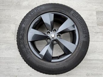 R17 ORIG.ZIMNÍ ALU KOLA ŠKODA KODIAQ 215/65/17