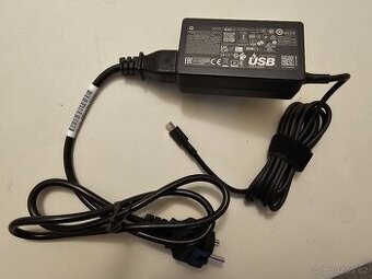 Nový originální HP nabíjecí adaptér USB-C, 65W