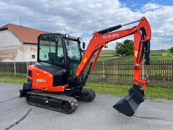 Minibagr Kubota KX027-4 / 3 režimy průtoku, 3x lžíce