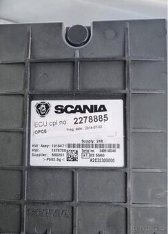 Scania Euro 6 ridici jednotka prevodovkyk