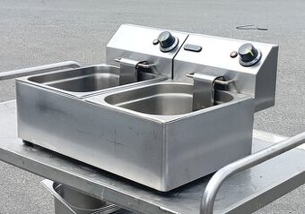 Fritéza dvojitá Hendi 2X6 lit 220V