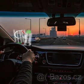 LED Projector OBD Scanner Speed Fuel Warning Alarm Data