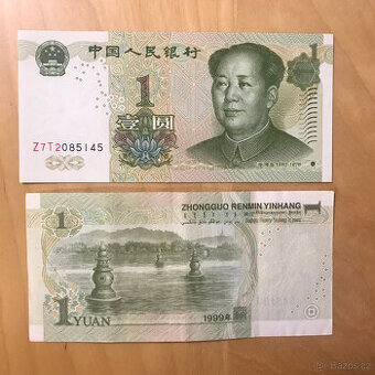 ČÍNA - 1 yuan