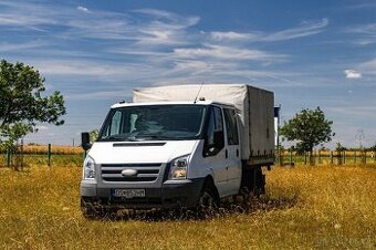 Ford Transit 330M DC valník s plachtou