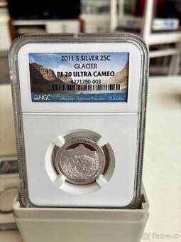 Kompletni. Nadherna amerika $0.25 centu