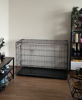 Klec pro psa skládací XXL 2 dveře