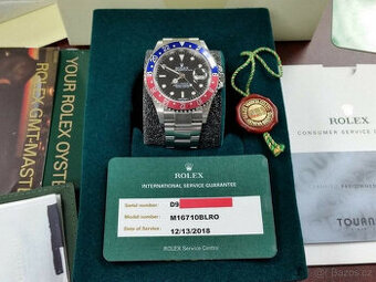 Pánské náramkové hodinky Rolex GMT-MASTER II 16710 Pepsi