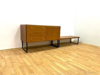 Retro komoda stolek Interiér 60. léta