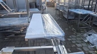 Nerezové stoly, drezy