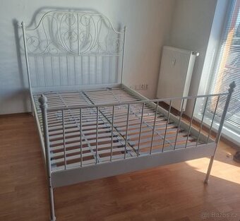 IKEA postel Leirvik rám+rošty 140cm.