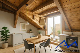 Prodej, atypický podkrovní byt, Český Těšín, ul. Ostravská