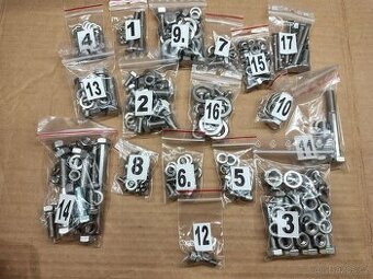 Sada šroubů Jawa 250/353 kývačka, nerez