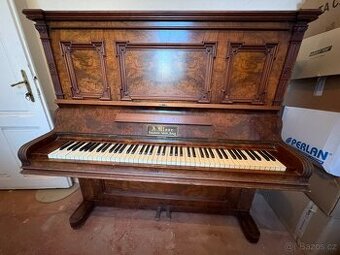 Starožitný klavír piano pianino A. Klose