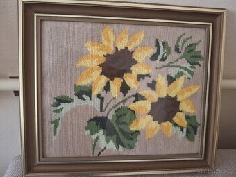 Prodám vyšívané retro obrázky