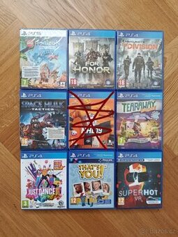 Playstation hry PS4 PS5 Sony