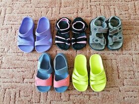8x dětské boty - sandálky, pantofle - 1