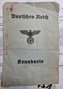 starý německý průkaz, Kennkarte - Deutsches Reich (1943)