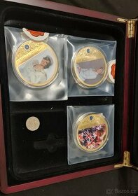 Princezna Diana - Velka Pamětní mince 3Ks v etui
