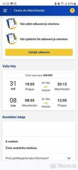 Letenky z Prahy do Manchesteru