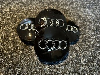 Středové krytky Audi 60mm černé - 1