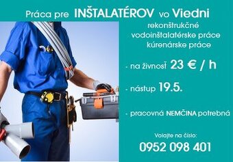 Práce pro INSTALATÉRY