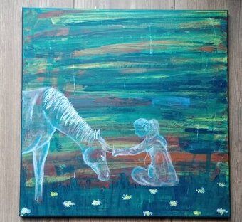 Prodám obraz 40x40cm akryl na plátně