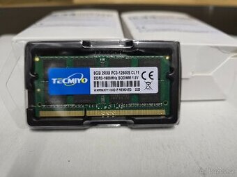 Paměti RAM do notebooku DDR3 8GB 1600Mhz CL11 zelené - 1