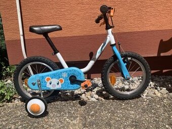 Dětské kolo btwin 14" s kolečky