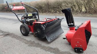 Multistroj Hecht 8616 SE (kartáč, shrnovač, sněhová fréza)