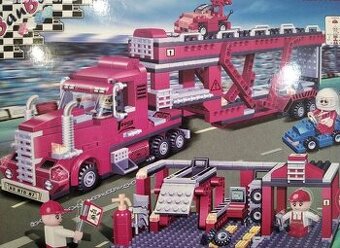 Stavebnice Ban Bao jako lego - kamion tahač