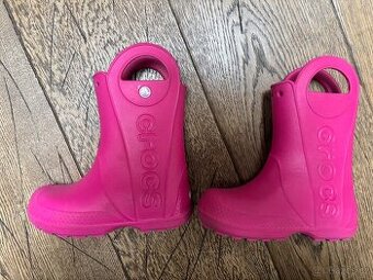 Dívčí gumáky Crocs, vel. C12 (EUR 29-30) - 1