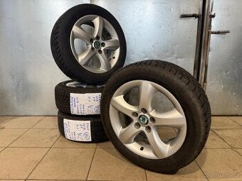 Alu kola Škoda ANTARES R15 5x100 + zimní pneu 185/55 R15