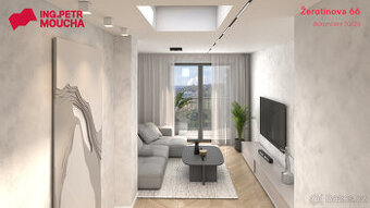 Moderní půdní byt 3+kk v klidné části Žižkova