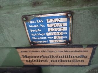 Prodám elektrické tabulové nůžky