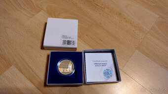 Stříbrná mince Karlův most proof