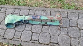 Přední vidlice s maskou na Jaweta