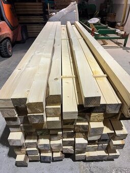 Smrkové trámy  zbytky