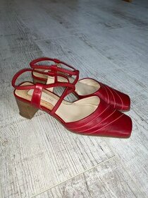 Dámské kožené lodičky vel. 37