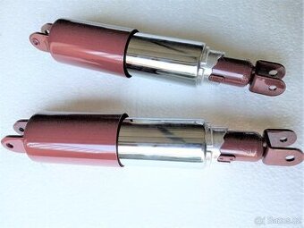 Zadní teleskop červeno-chrom Jawa 250,350